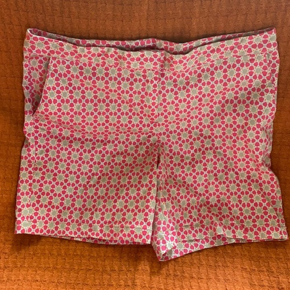 Izod Pink Starburst Shorts Size 12